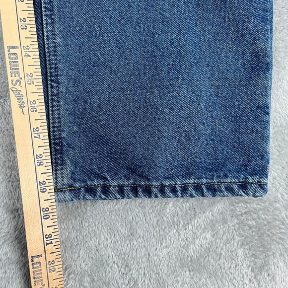 Carhartt Relaxed Fit Straight Leg Denim Jeans Mens Blue Size 36x30 B172 DST - Picture 7 of 12
